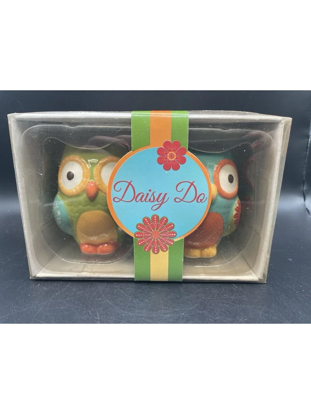 Daisy Do Owl Salt And Pepper Shakers In Box